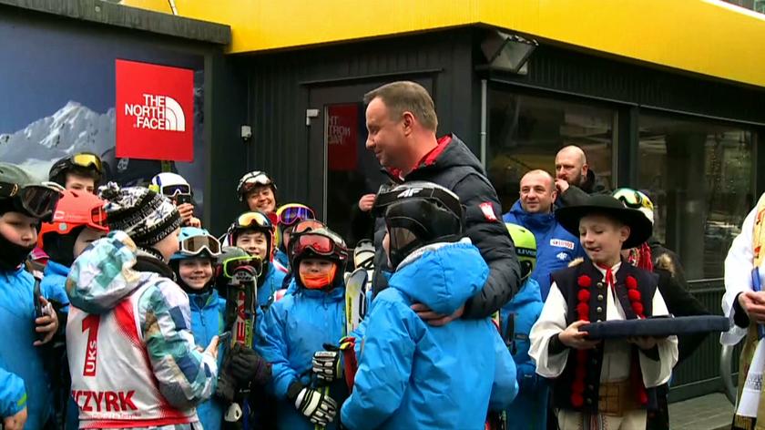 Prezydent otworzył nową kolej linową dla narciarzy
