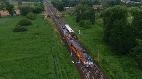 Ciężarówka zderzyła się z pociągiem. Ponad 40 osób poszkodowanych, jedna ofiara śmiertelna