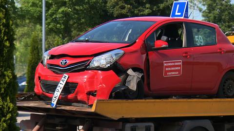 25.06.2019 | Wypadek na placu manewrowym. 68-letnia kursantka śmiertelnie potrąciła egzaminatora