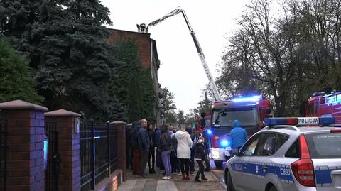 Pożar w Inowrocławiu. Policja zatrzymała jednego z lokatorów