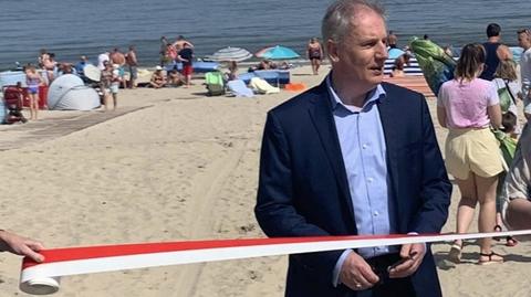 Wojewoda otworzył zejście na plażę. "Inwestycja była poważna"