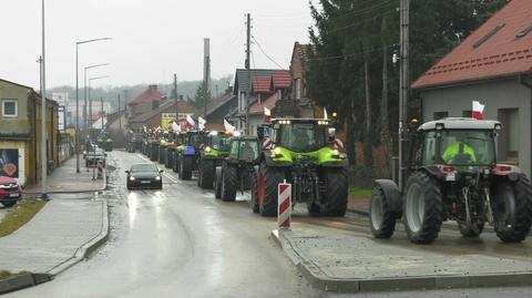 09.02.2022 | Rolnicy zablokowali drogi w kilkudziesięciu miastach. Protest pod egidą Agrounii