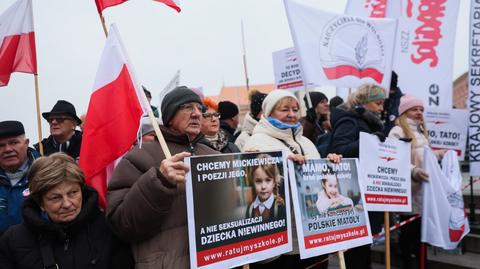 Dużo emocji wokół edukacji zdrowotnej w szkołach. W Warszawie odbył się protest 