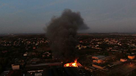 Pożar wysypiska w Bytomiu. Sprawą zajmują się śledczy