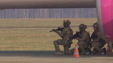 Porwany samolot i eksplozja na stadionie. Duże ćwiczenia antyterrorystyczne na lotnisku w Pyrzowicach