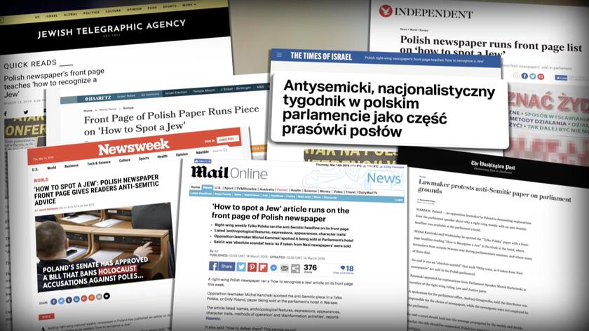 14.03.2019 | "Część prasówki dla posłów". Zagraniczne media o antysemickiej gazecie w polskim Sejmie