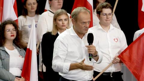Donald Tusk w Katowicach: zwycięstwo jest na wyciągnięcie ręki