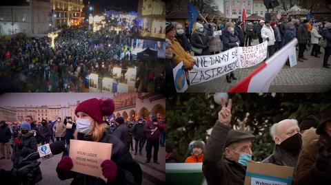 19.12.2021 | Polacy wyszli na ulice miast w obronie wolności mediów