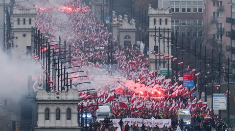 Przez Warszawę przeszedł Marsz Niepodległości