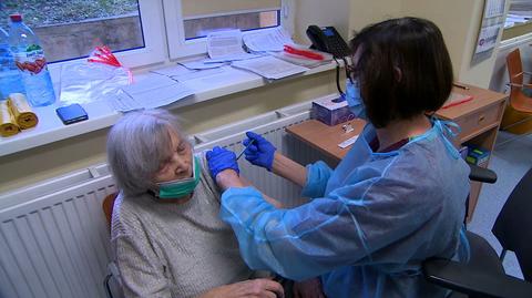 95-letnia pani Józefa zachęca do szczepień. Sama już przyjęła pierwszą dawkę
