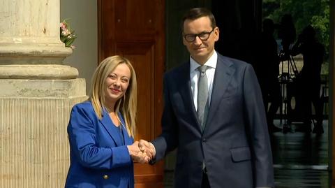 Morawiecki naciskał na włoską premier. Miller: zaprezentował się jako prymitywny skarżypyta