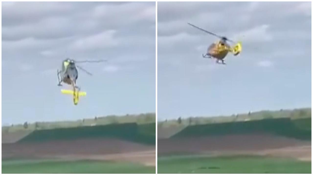 Helikopter LPR o mało co się nie rozbił. "Pilot w ostatniej chwili zauważył druty"