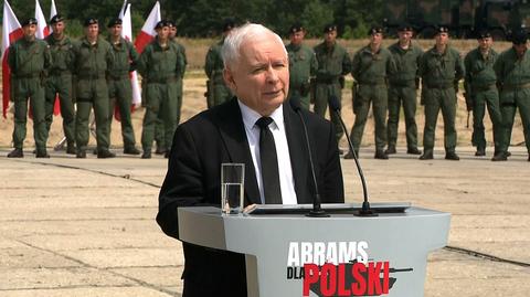 14.07.2021 | "Supernowoczesne czołgi" od Amerykanów. Zachwala je sam Jarosław Kaczyński