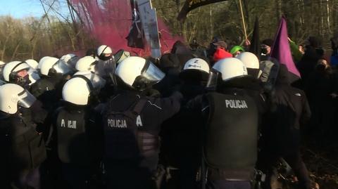 13.02.2022 | Zamieszki w Krośnie Odrzańskim. Zatrzymano 11 osób, ranni zostali policjanci