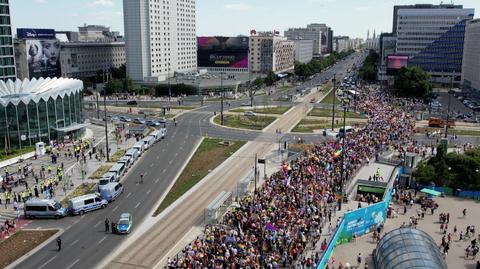 25.06.2022 | Morze tęczowych flag i wspólny cel. Parada równości przeszła ulicami Warszawy