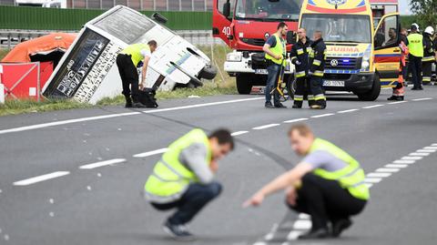 18.06.2018 | Dwie osoby nie żyją, 29 w szpitalu po wypadku w Konstantynowie