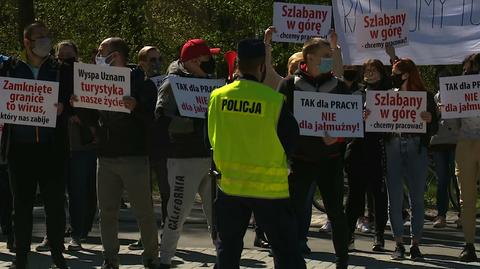 Protest przedsiębiorców. Domagają realnej pomocy od rządu