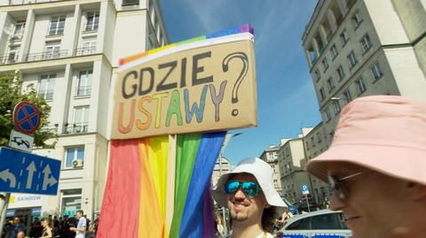 Projekt ustawy o związkach partnerskich w wykazie prac rządu. "To absolutne minimum"