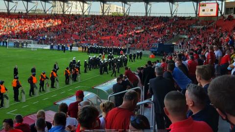 Zamieszki na stadionie Widzewa. Policja wciąż poszukuje części pseudokibiców