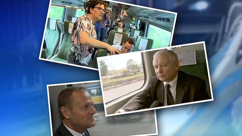 19.04.2017 | Kaczyński, Kopacz, Tusk. Polityków przygody z pociągami