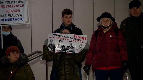 Manifestacje w obronie niezależności sędziów w wielu miejscach