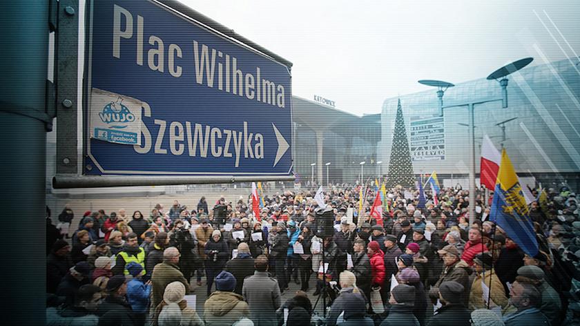 16.12.2017 | "Krzywda dla nich, nie dla Szewczyka". Protestują przeciwko decyzji wojewody