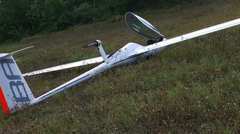 Wypadek polskiego pilota przed zawodami szybowcowymi. Jego samolot uległ uszkodzeniu