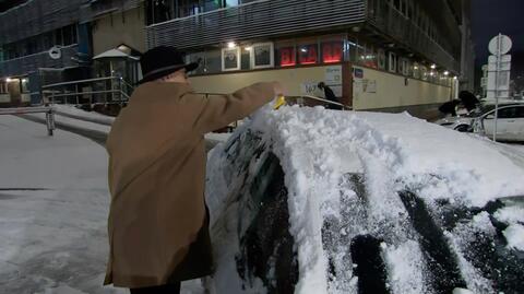 Śnieżyca sparaliżowała Warszawę. Problemy napotkał też były szef dyplomacji