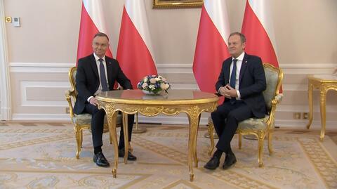 Komentarze po spotkaniu Duda-Tusk. Prezydent "jest zobowiązany do współpracy, a nie do utrudniania"