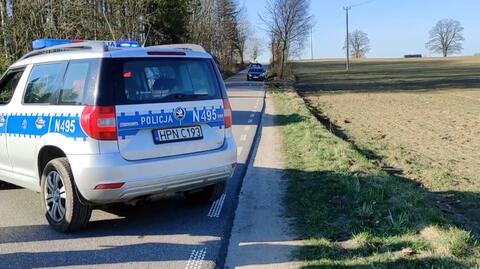 ​Szymbark: kierowca potrącił grupę pieszych i uciekł. Nie żyje 19-latka