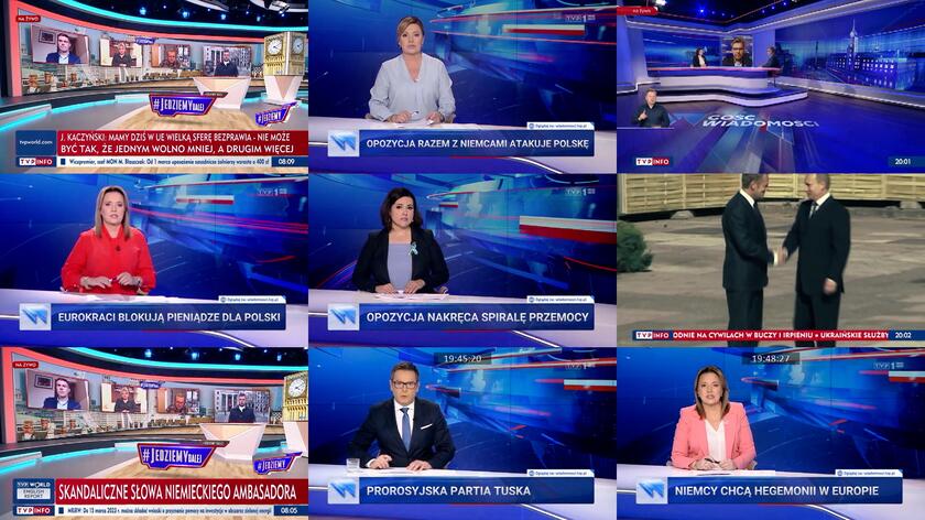 Hateful slogans and political manipulations.  This is how TVP news services have operated in recent years