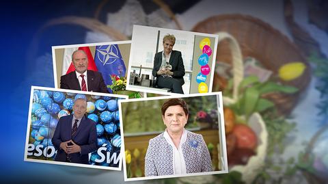 15.04.2017 | Z jajem, z króliczkiem, w plenerze. Tak politycy składają życzenia wielkanocne