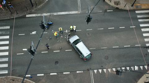 Zderzenie samochodu osobowego i skutera w Sokółce. 3-letni chłopiec trafił do szpitala