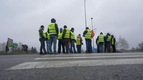 Przewoźnicy wznowili protest na granicy w Dorohusku. Ich postulaty się nie zmieniły 