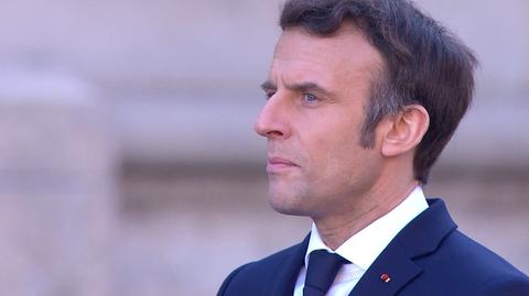 08.04.2022 | Macron odgryza się Morawieckiemu. "Skrajnie prawicowy antysemita zakazujący LGBT"