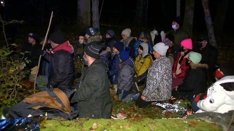 21.10.2021 | Wolontariusze odnaleźli grupę migrantów. "Ocalili nas w ostatnim momencie"