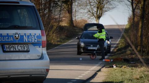 19.04.2022 | Samochód wjechał w grupę pieszych, zginęła 19-latka. Kierowca i pasażer usłyszeli zarzuty