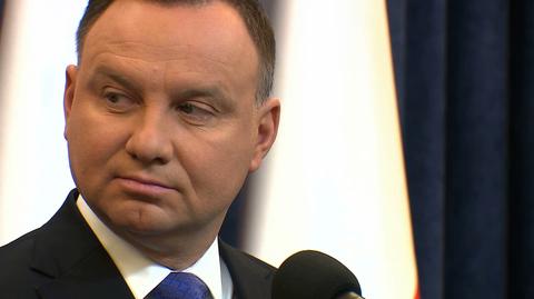 "Sprawa dotyczyła jedynie zakazu zbliżania się". Andrzej Duda broni swojej decyzji ws. ułaskawienia