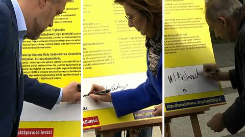 04.10.2019 | Lewica, PSL i Koalicja Obywatelska jednym głosem. Komitety podpisały pakt w sprawie wymiaru sprawiedliwości