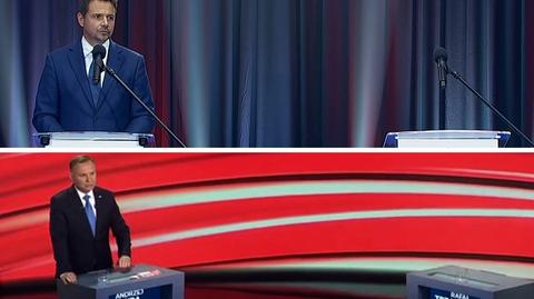 Nie było debaty, były spotkania. Andrzej Duda w Końskich, Rafał Trzaskowski w Lesznie