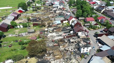Mieszkańcy Nowej Białej liczą straty po pożarze. "Wszystko jest do kucia, do wymiany"