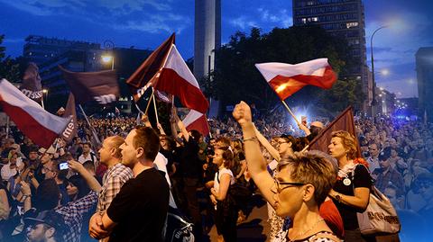20.07.2017 | Protesty nie tylko w Warszawie. Przeciw ustawie o Sądzie Najwyższym