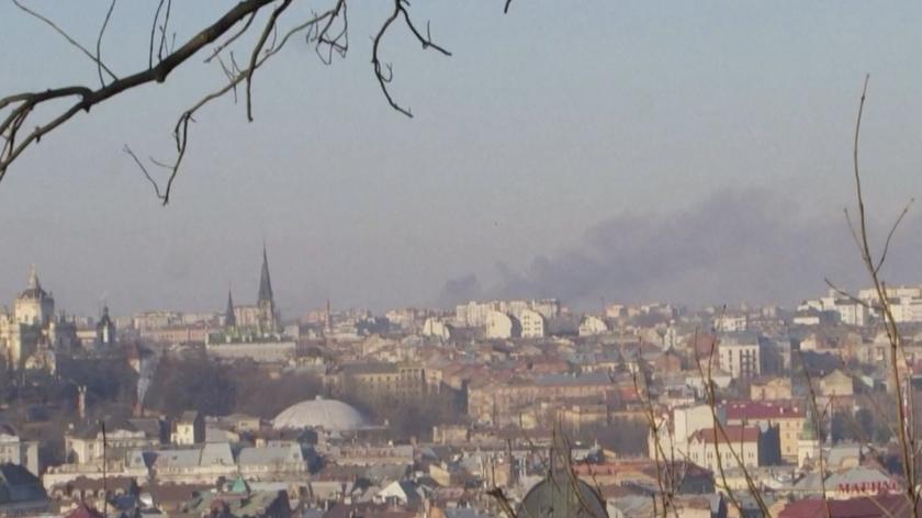 18.03.2022 | Rosyjskie rakiety spadły na Lwów. Zniszczony został zakład naprawy samolotów