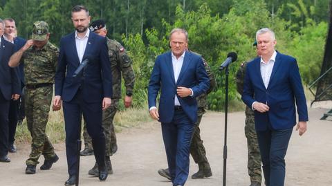 Premier i ministrowie z wizytą na granicy polsko-białoruskiej. Zapowiedzieli przywrócenie strefy buforowej