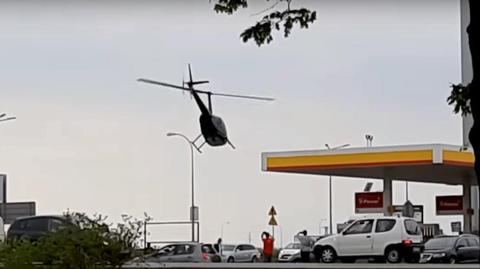 21.05.2020 | Helikopter zatankował na stacji benzynowej