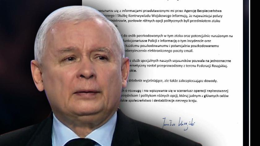 18.06.2021 | Jarosław Kaczyński: z terenu Rosji został przeprowadzony atak cybernetyczny