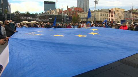 "To jest urojony polexit". Politycy PiS reagują na niedzielne manifestacje