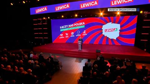 Nowa Lewica ma mieć dwie frakcje. Aleksander Kwaśniewski zabrał głos na kongresie