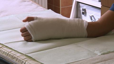 W warsztacie taty stracił rękę. 16-letni Janek opuszcza szpital