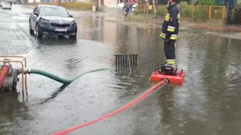 Ulewy w kraju. Woda wdarła się na ulice miast